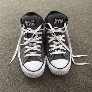 Converse Black and White High-Top Sneakers
